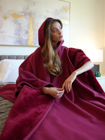 Kuscheldecke Kapuzenpullover Oversized Wohlfühl-Decke