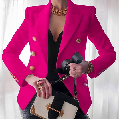 Eleganter Blazer Doppeltüte Modern Damen