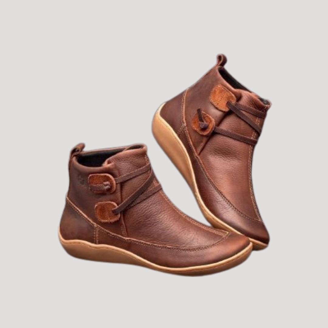 Damen Stiefel Frühjahr Lässig Knöchelriemen Schuhe - BerlinGlamour