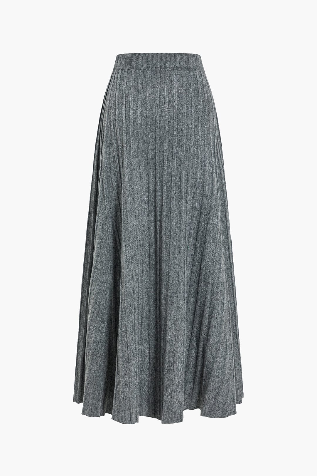 Midirock Damen Plissee Rock Elastisch