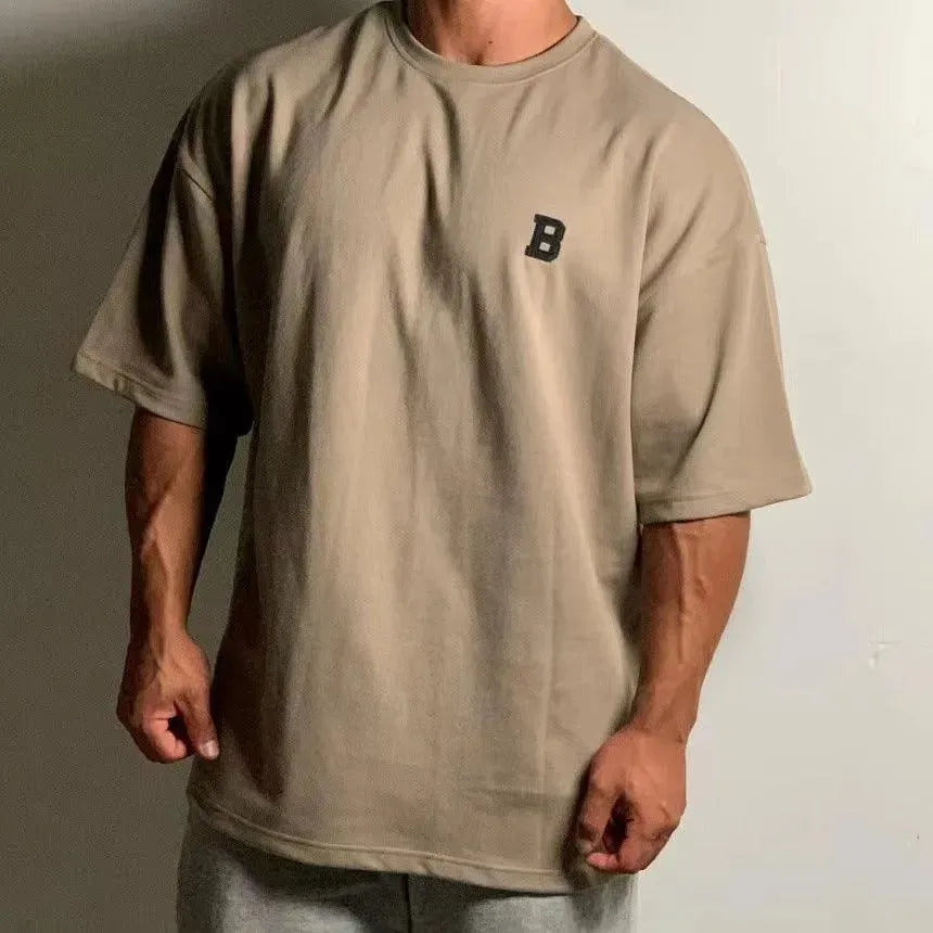 Fitness T-Shirt Herren Sportlich Modern
