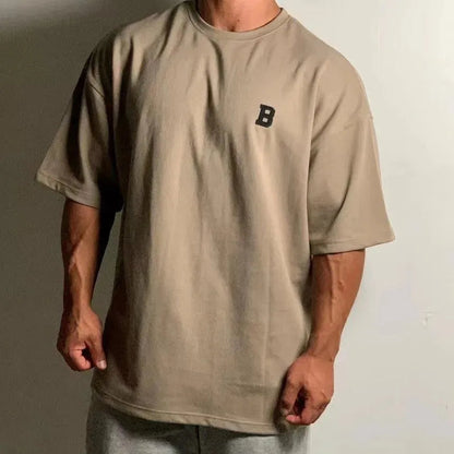 Fitness T-Shirt Herren Sportlich Modern