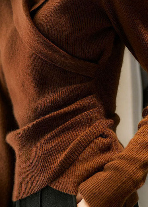 Langarm Strickpullover Damen Glamour Oversized