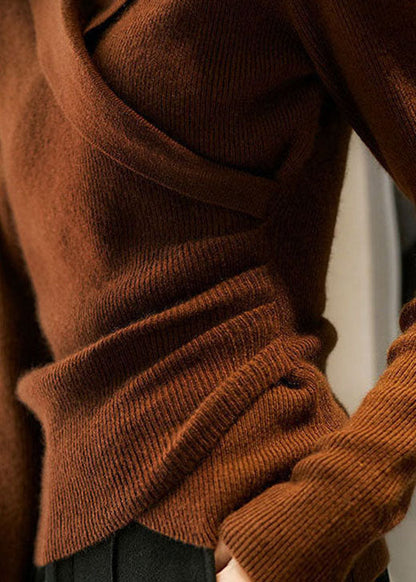 Langarm Strickpullover Damen Glamour Oversized