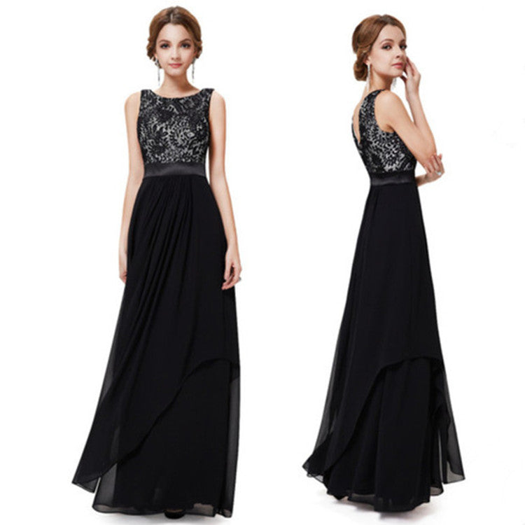 Chiffonkleid mit Spitze von BerlinGlamour