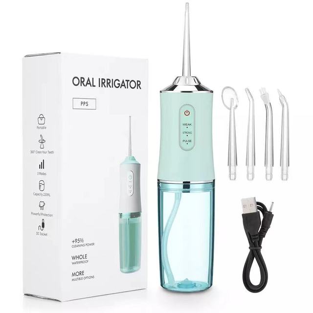 Wasserdichter Dentalreiniger Kabellos Wiederaufladbar