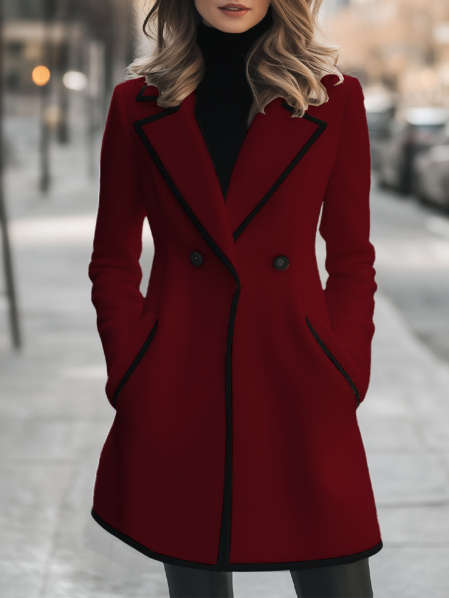 Elegante Damenjacke Schwarz mit Akzenten Modern