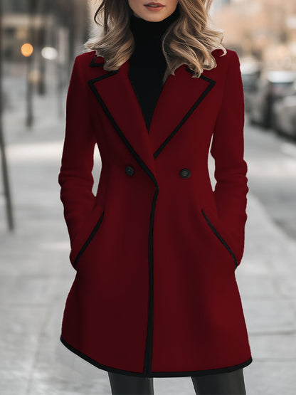 Elegante Damenjacke Schwarz mit Akzenten Modern