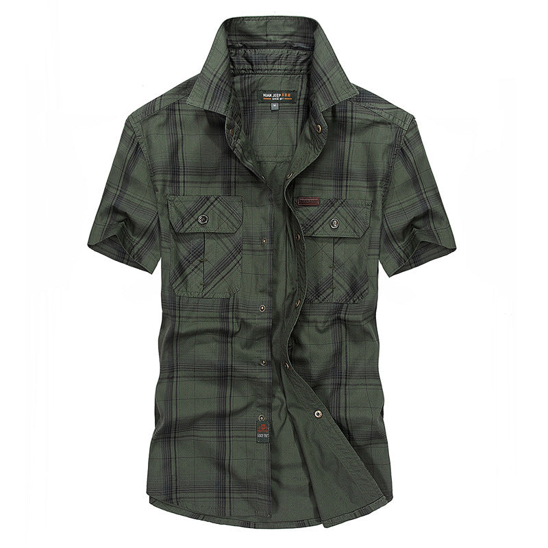 Herren Outdoor Hemd mit Brusttaschen Funktionshemd