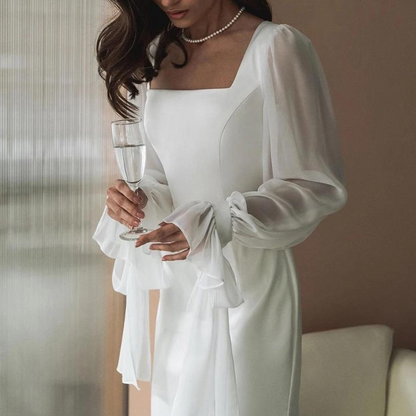 Elegantes Damen Kleid Schulterfrei Lang für Hochzeitsgäste