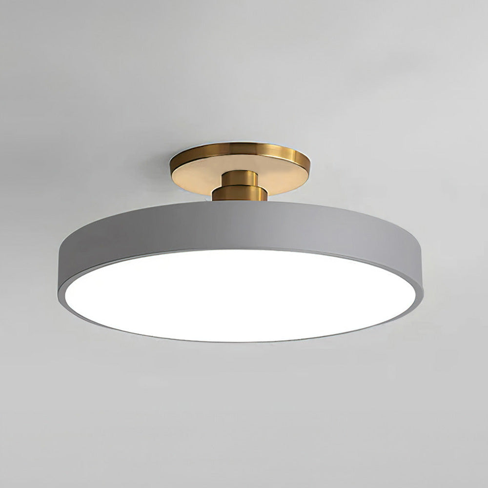 LED Deckenleuchte Modern Gold Mit Dimmfunktion