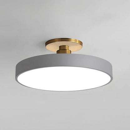 LED Deckenleuchte Modern Gold Mit Dimmfunktion