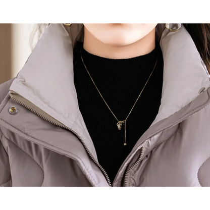 Damen Winterjacke Langärmelig Warm Freizeit