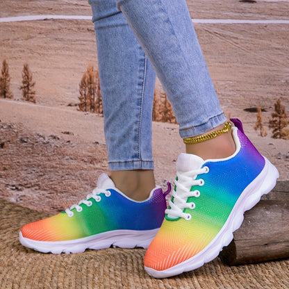 Damensneaker Atmungsaktiv Gestrickt Bequem