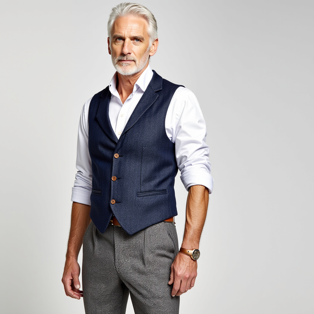 Weinlese Weste Zeitlos Elegant Damen - BerlinGlamour