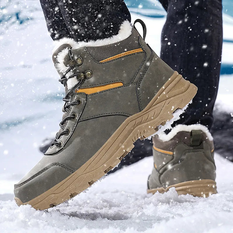 Wasserdichte Winterstiefel Damen Warm Isoliert