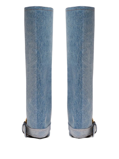 Velmira Denim Boots Damen High Shaft
