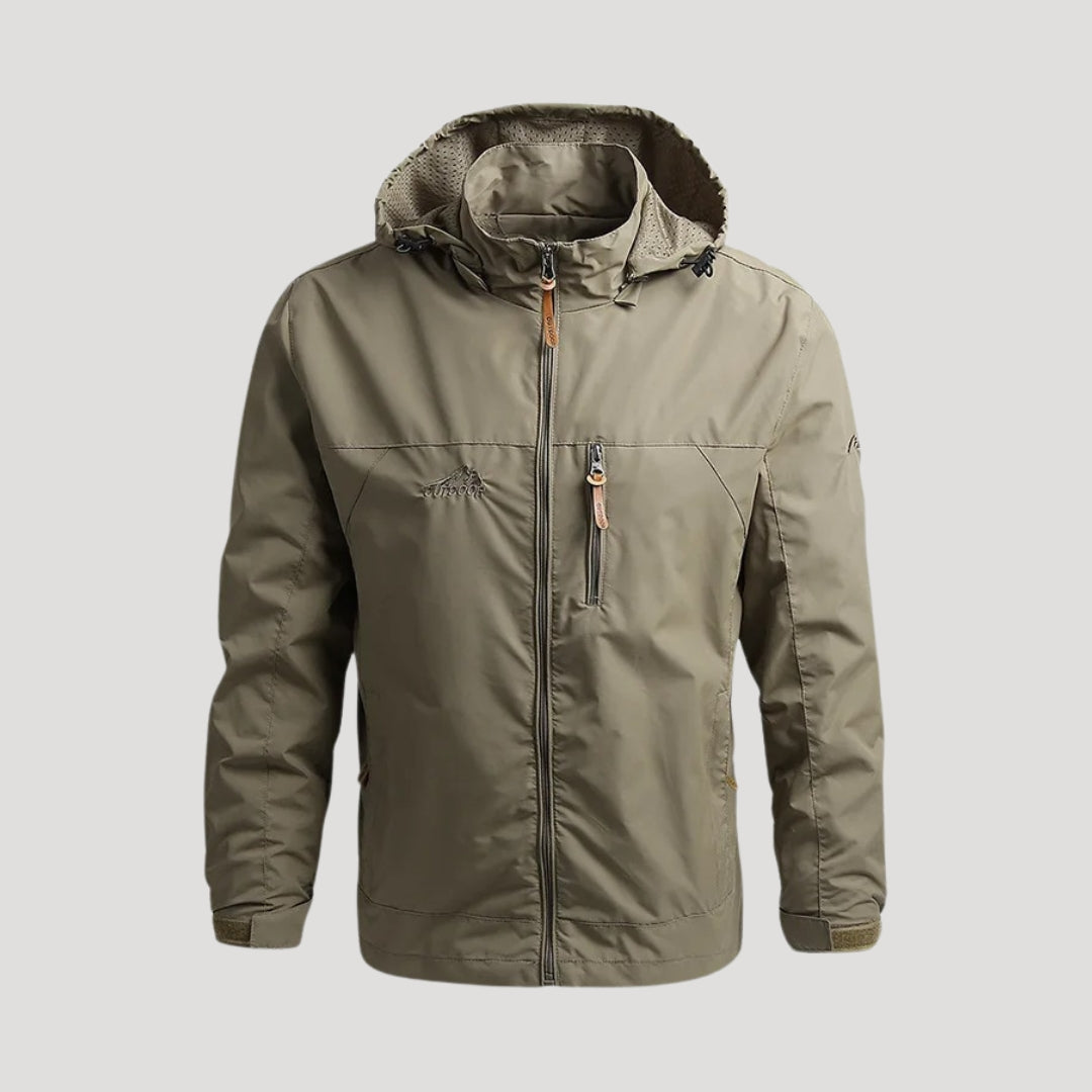 Herren Outdoor-Jacke Kapuzenjacke Frühling Wasserabweisend