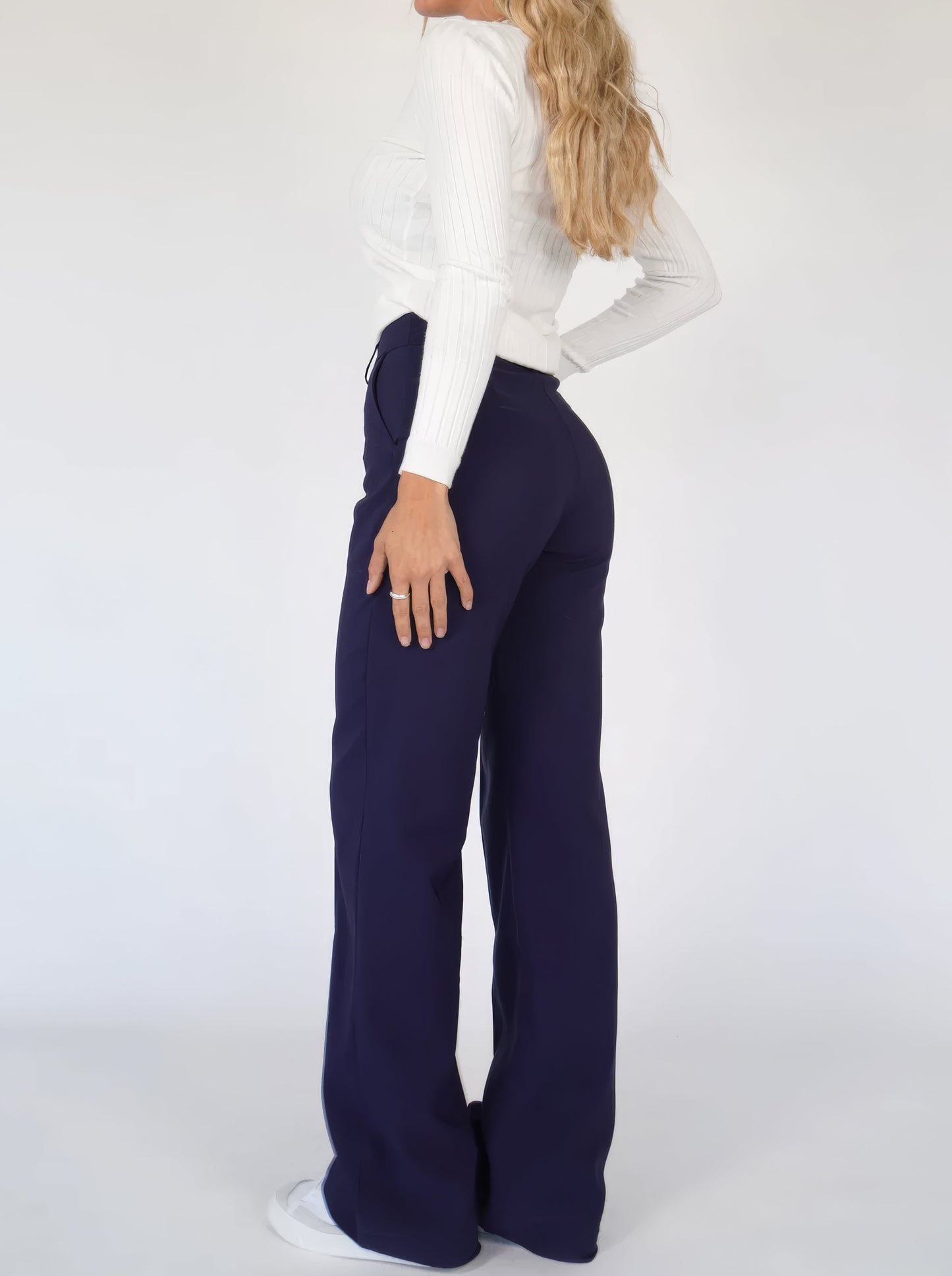Damenhose Gerade Passform Elegant Damen Hose