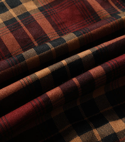 Herren Flanellhemd Gefüttert Warm Modern