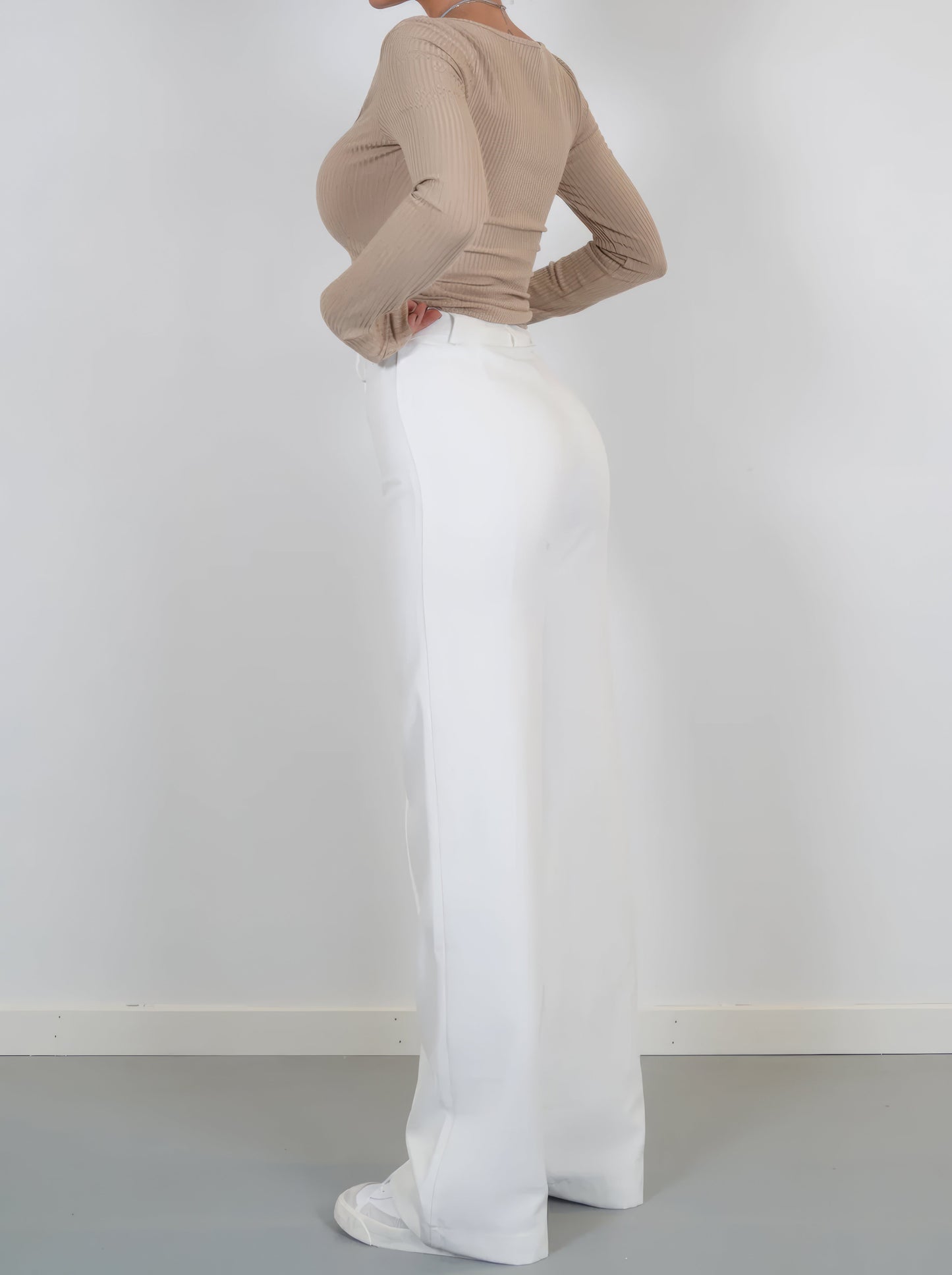 Damenhose Gerade Passform Elegant Damen Hose