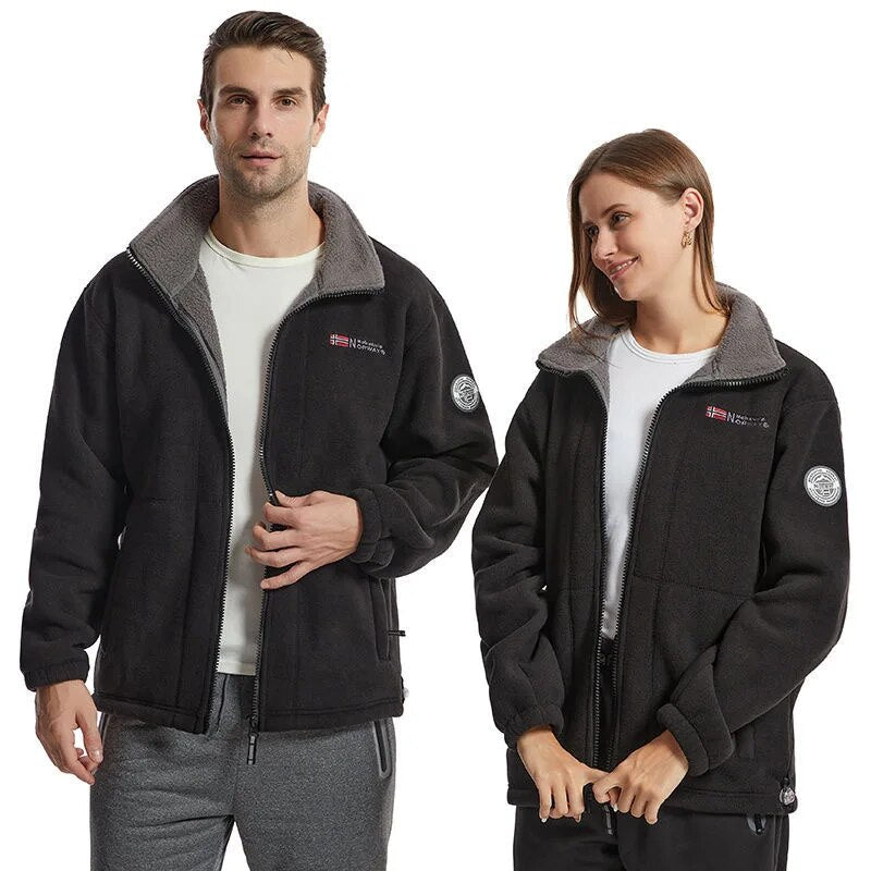 Herren Fleecejacke Winddicht Warm Isolierend