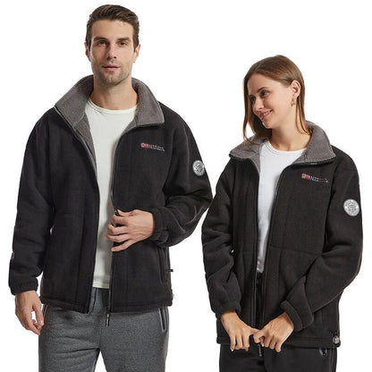 Herren Fleecejacke Winddicht Warm Isolierend