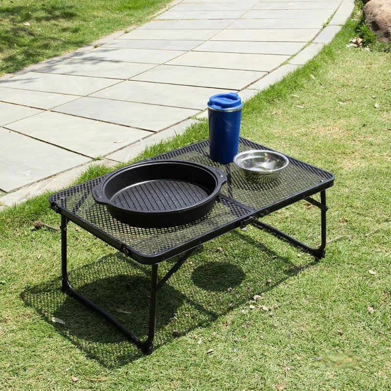 Kompakter BBQ Campingtisch Tragbar Faltbar