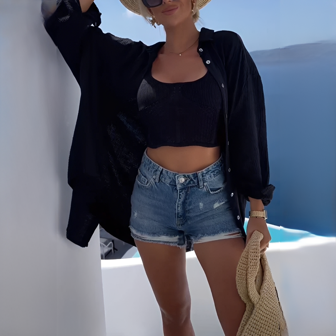 Sommerbluse Frauen Modern Leicht
