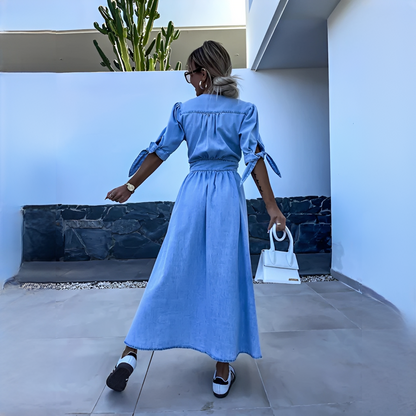 Sommerkleid Damen Stilvoll Leicht