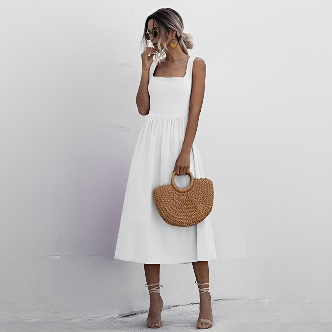 Ärmelloses Damen Sommerkleid Elegant Kurz