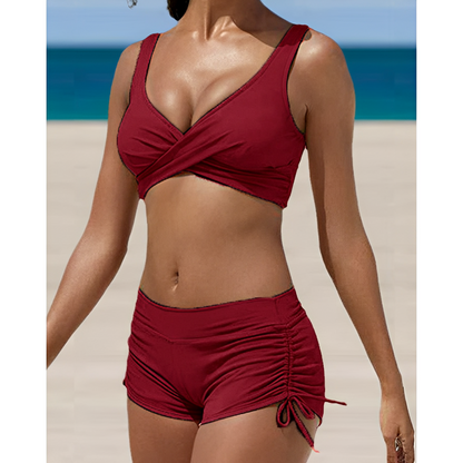 Bikini Set Hochgeschnitten Trendy Damen
