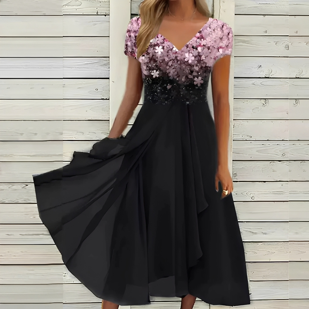 Sommerkleid Damen Schick Leicht Modern
