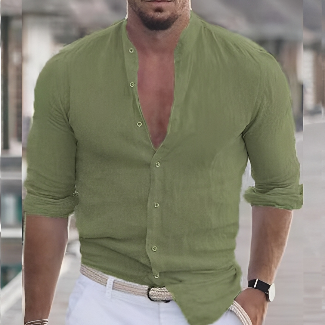 Herren Sommerhemd Leicht Freizeit Modern
