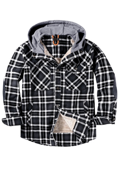 Herren Jacke Melano Leder Schwarz