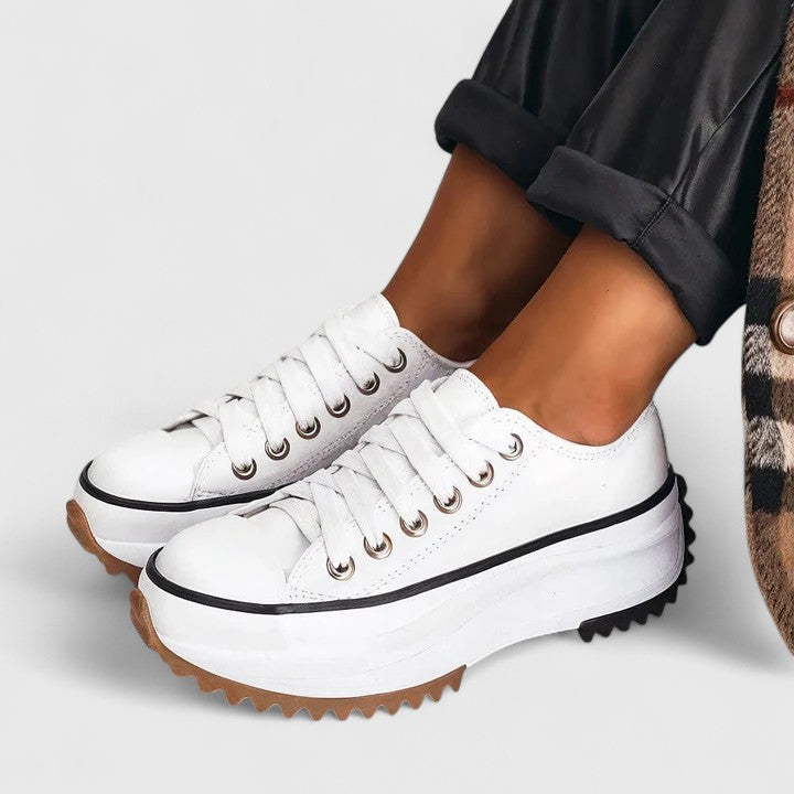 Damen Sneaker Rundspitze Trendschuhe Modisch - BerlinGlamour