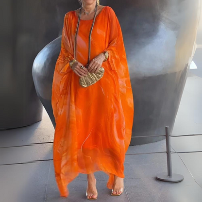 Edles Kleid aus Seidenchiffon