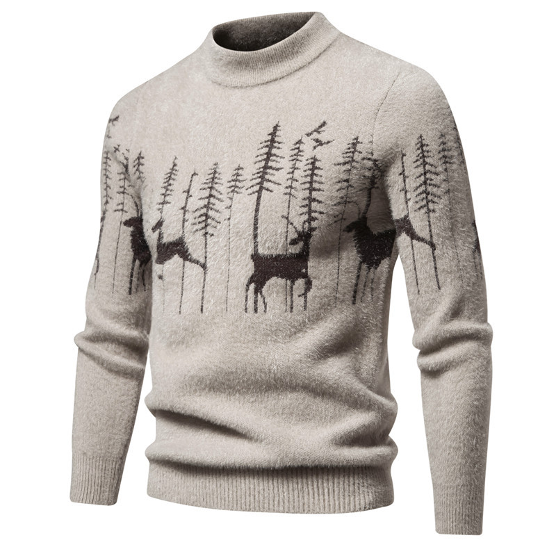 Weihnachtspullover Herren Warm Modern Christmas - BerlinGlamour