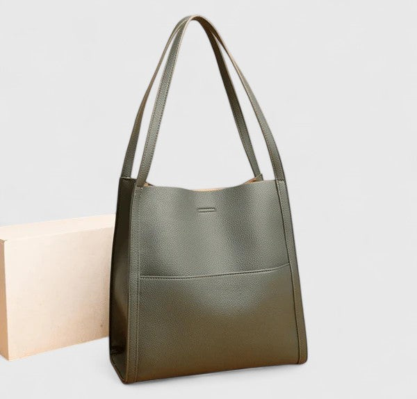 Damen Schultertasche Einfach Minimalistisch Schwarz - BerlinGlamour