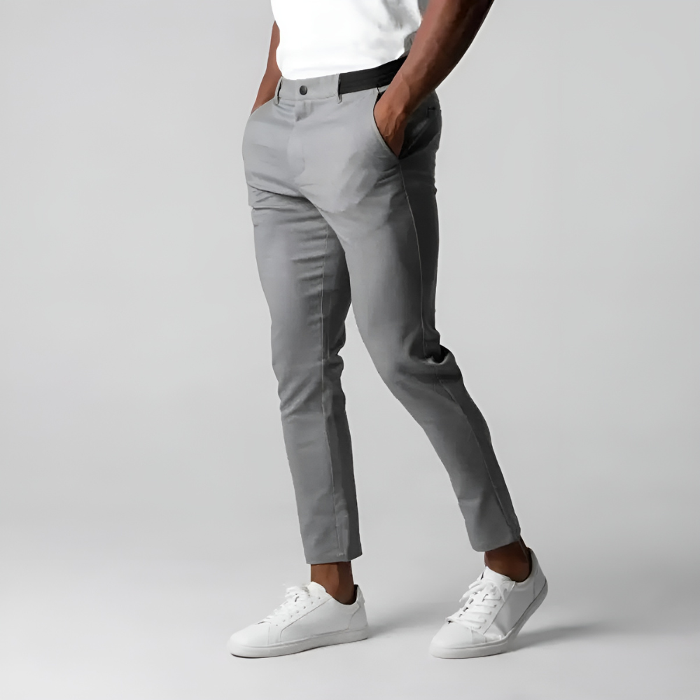 Herrenhosen Slim Fit Business Schwarz - BerlinGlamour