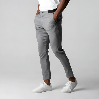 Herrenhosen Slim Fit Business Schwarz - BerlinGlamour