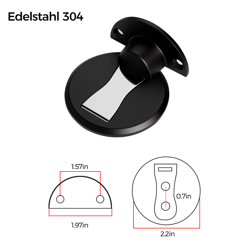 Magnetischer Türstopper Edelstahl Unsichtbar Robust