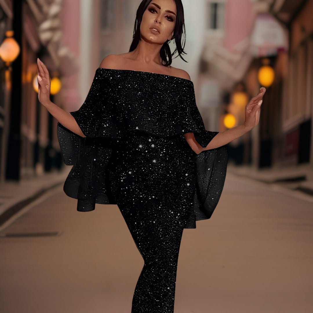 Langes Maxikleid Verona Elegant Damenkleid - BerlinGlamour