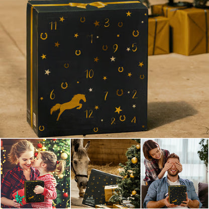 Adventskalender 2024 mit Ponyleiste und Fransen Glamour