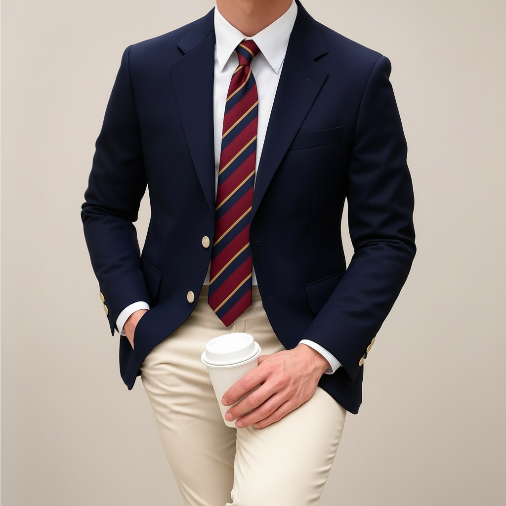 Herren Blazer Maßgeschneidert Slim Fit Frühjahr