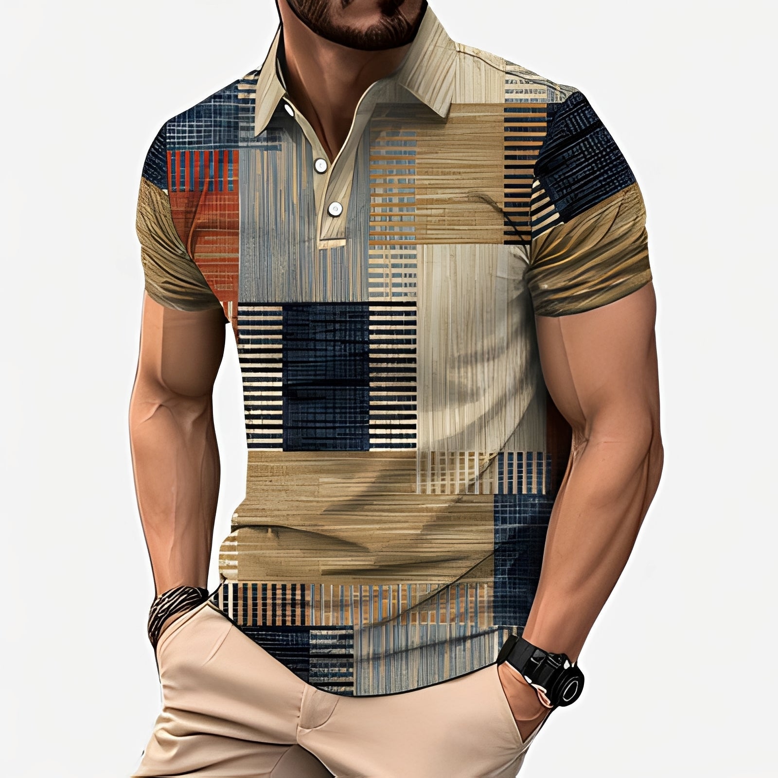 Herren T-Shirts Modern Slim Fit Stilvoll - BerlinGlamour