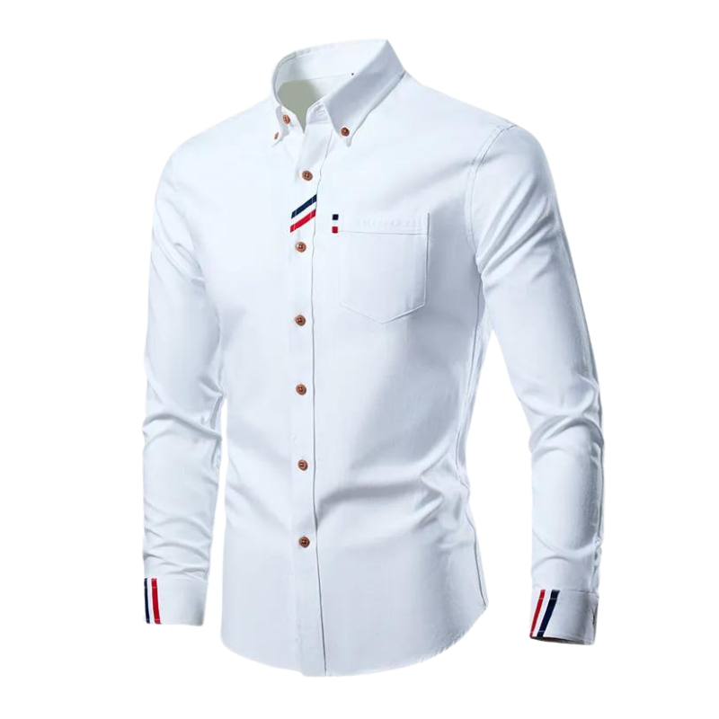 Stilvolle Herren Hemd Aus Baumwolle Komfortabel → Elegantes Herren Aus Stoff, Baumwolle Komfort