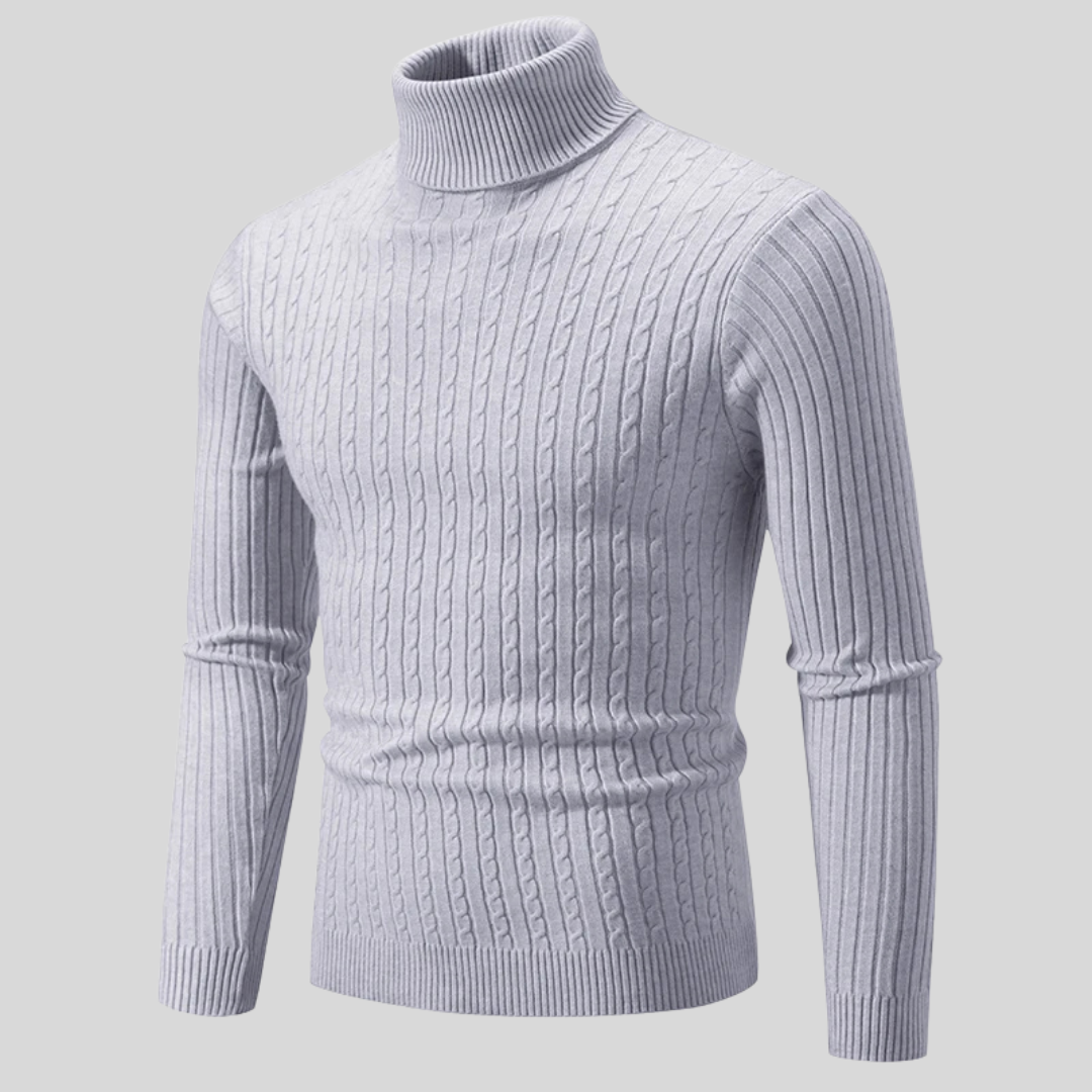 Stilvoller Rollkragenpullover Modern Warm