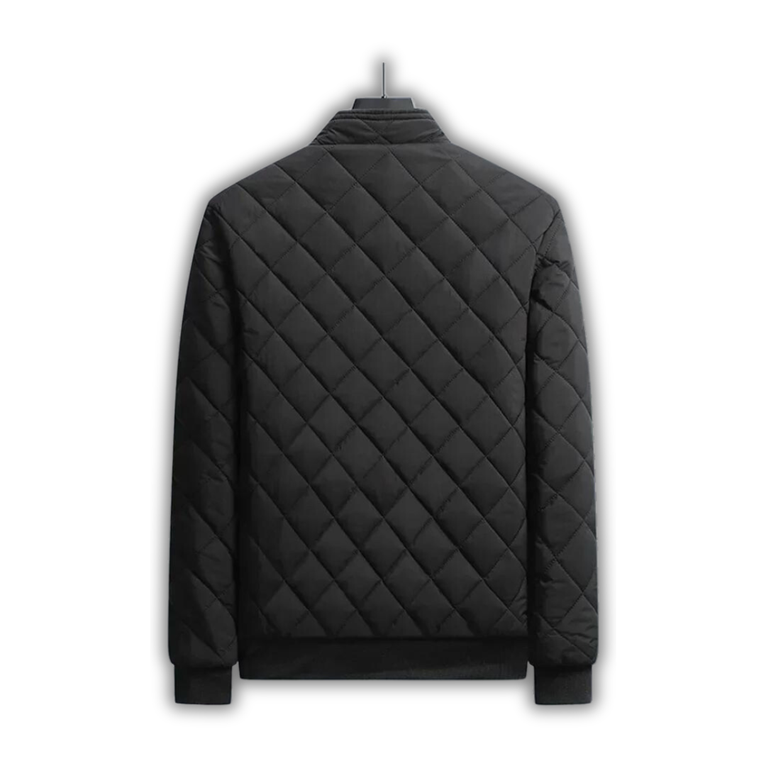 Herren Winterjacke Fleecegefüttert Gesteppt Warm