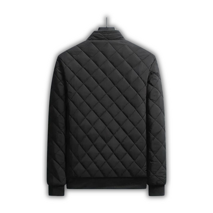 Herren Winterjacke Fleecegefüttert Gesteppt Warm